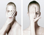 诡异的“人体面具”摄影