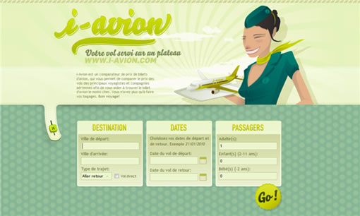网页色彩设计实例:绿色